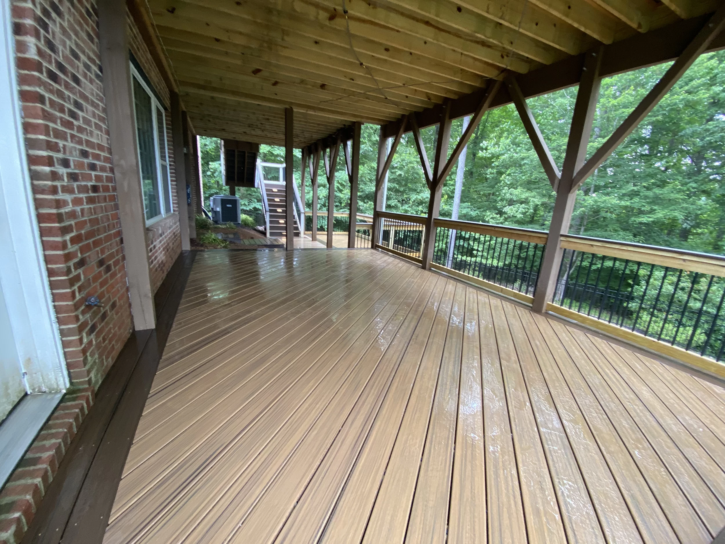 A new outdoor space completed by deck builders in Mint Hill, NC